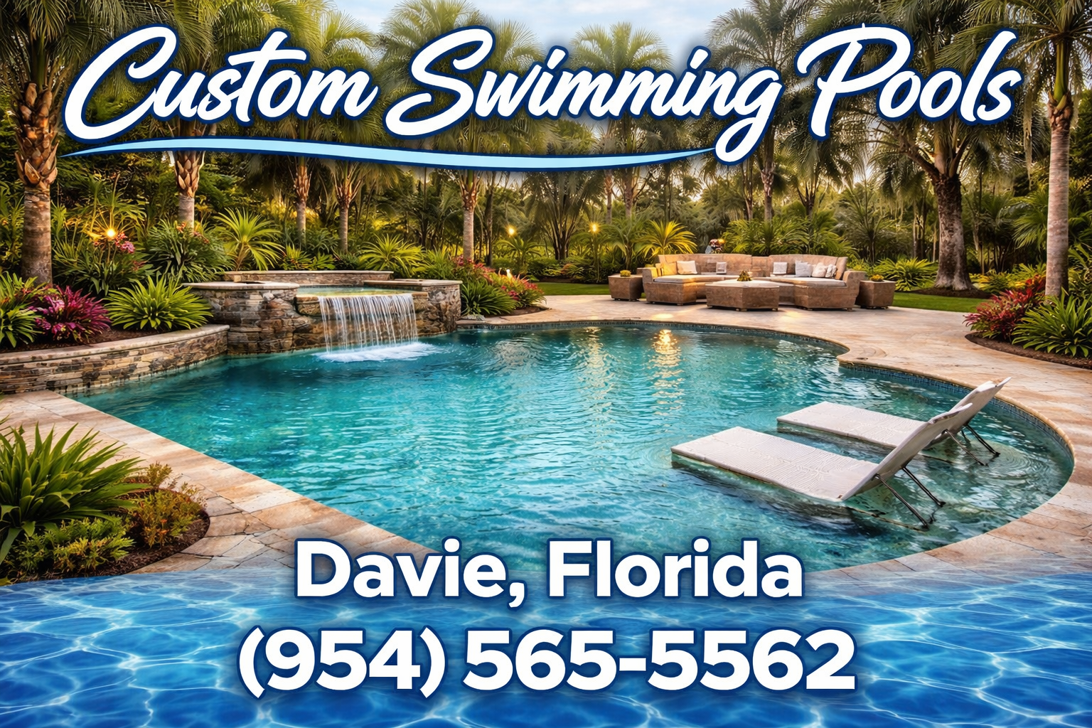 Custom Swimming Pools in Davie