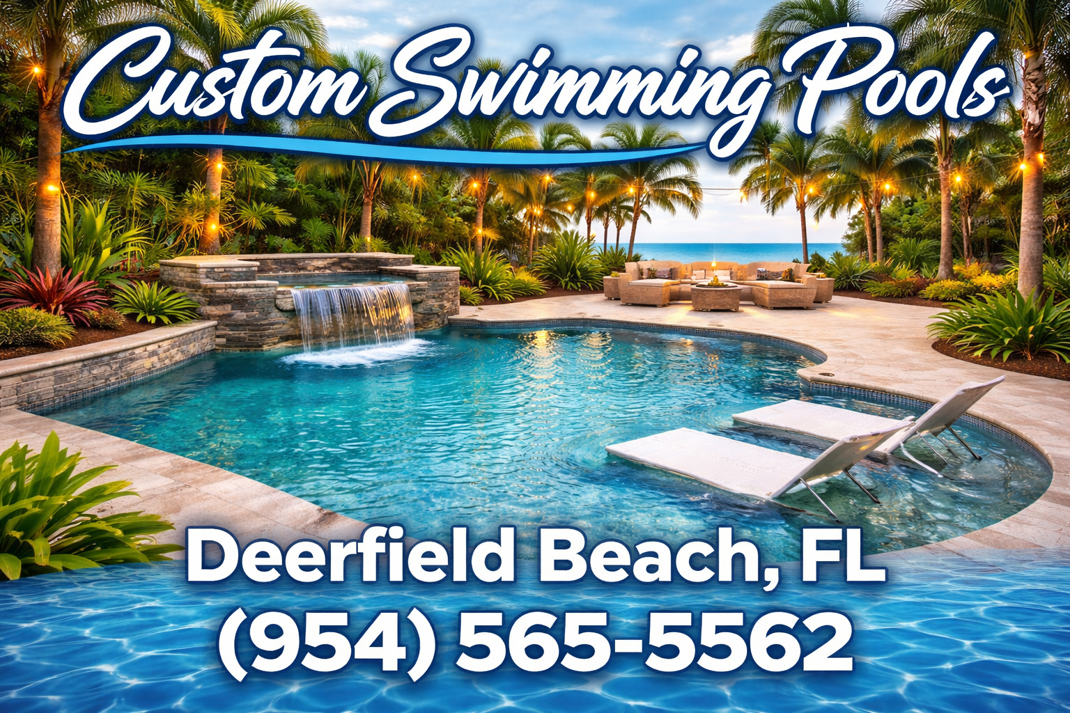 Custom Swimming Pools in Deerfield Beach
