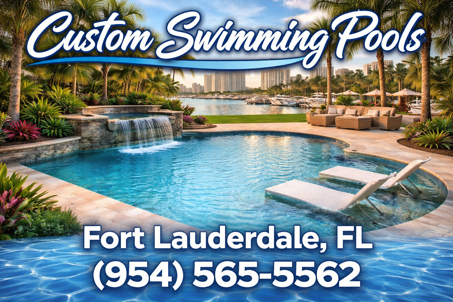 Custom Swimming Pools in Fort Lauderdale