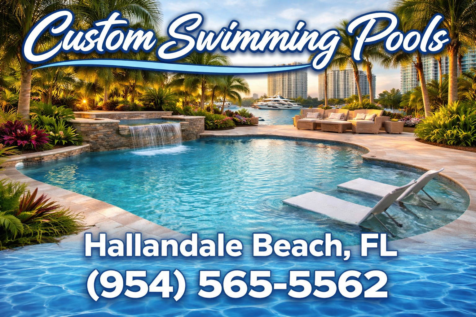 Custom Swimming Pools in Hallandale Beach