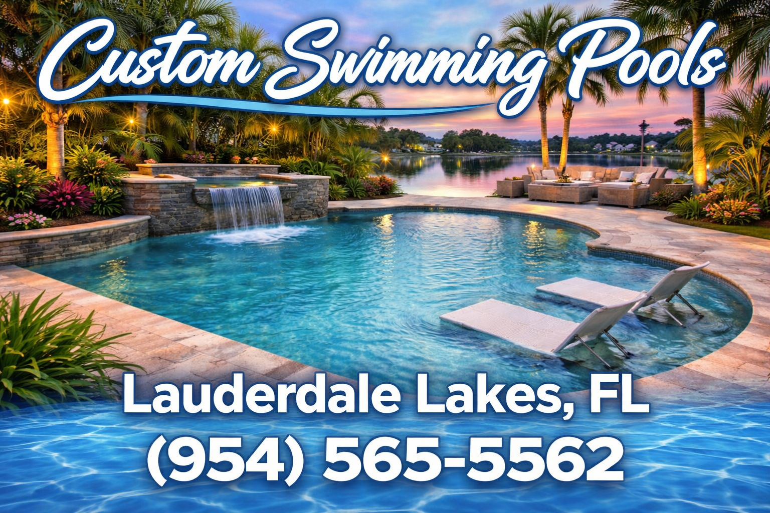 Custom Swimming Pools in Lauderdale Lakes