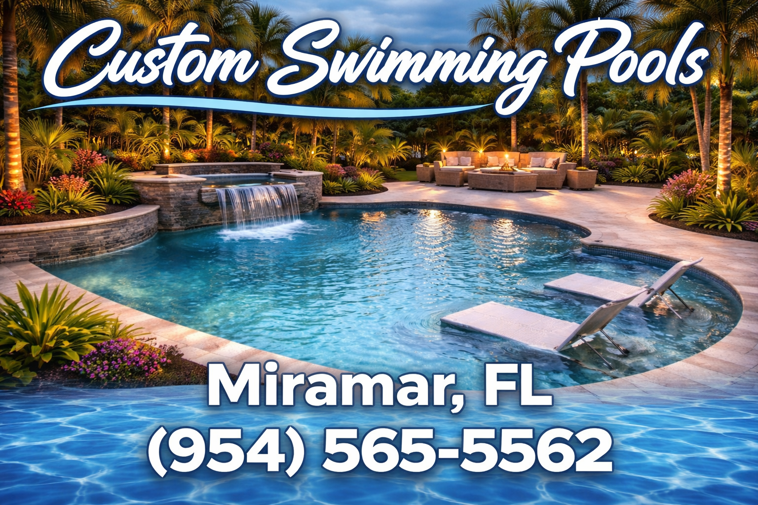 Custom Swimming Pools in Miramar