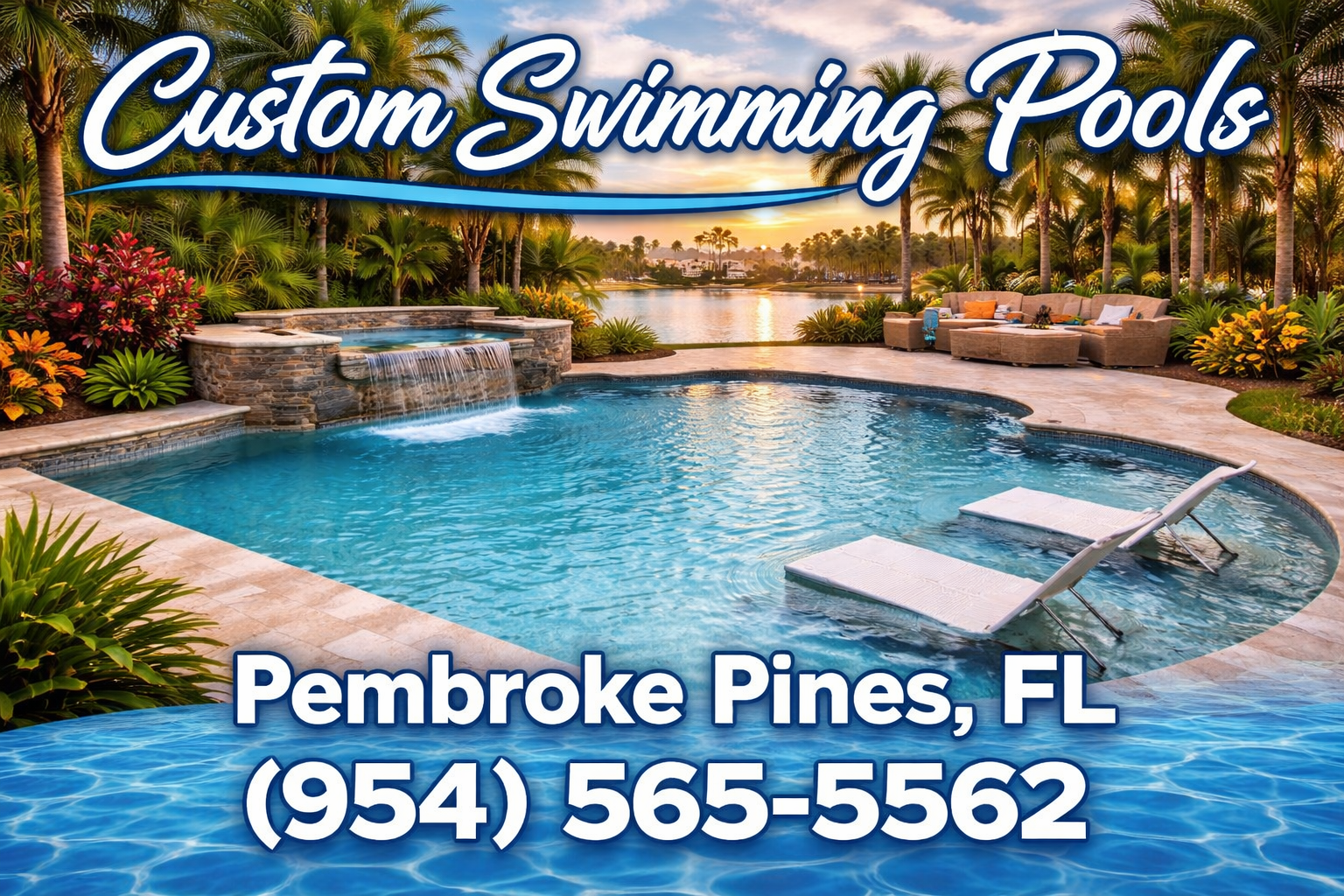 Custom Swimming Pools in Pembroke Pines