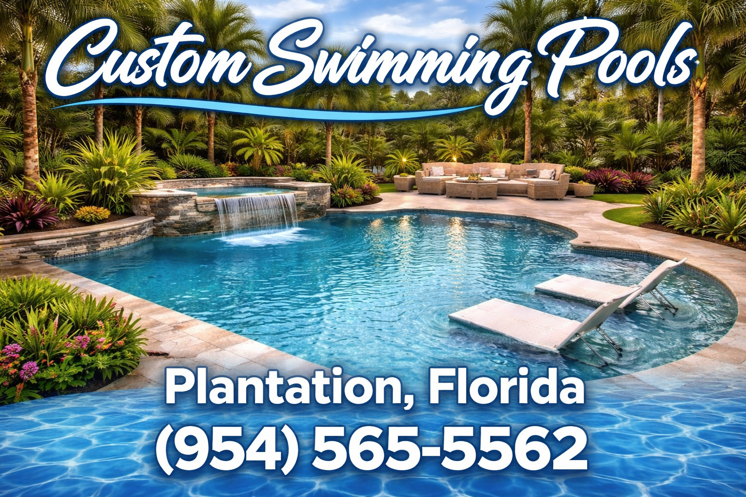 Custom Swimming Pools in Plantation