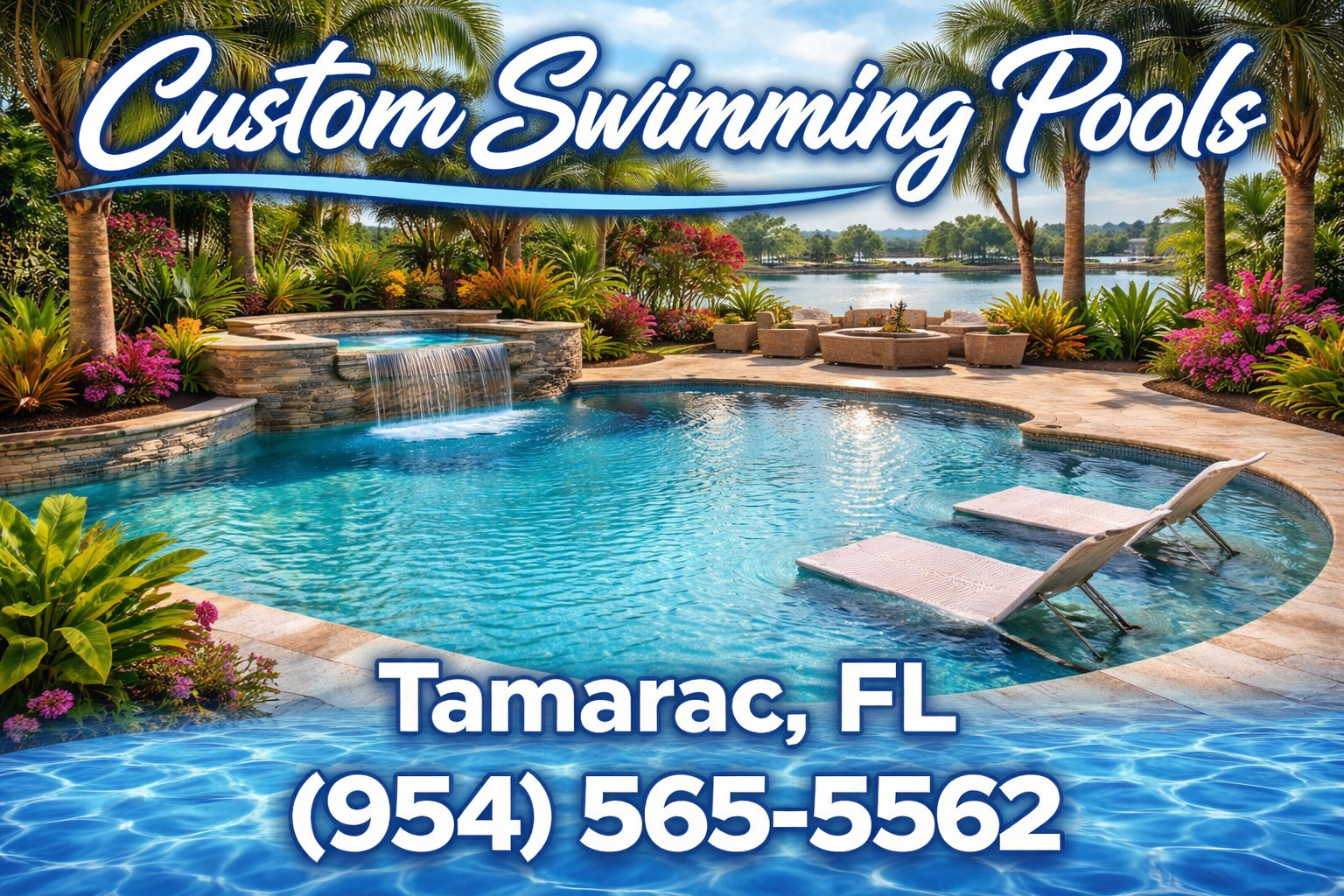 Custom Swimming Pools in Tamarac