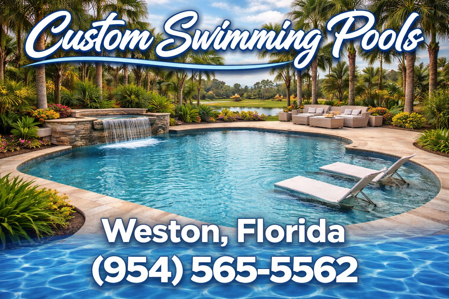 Custom Swimming Pools in Weston